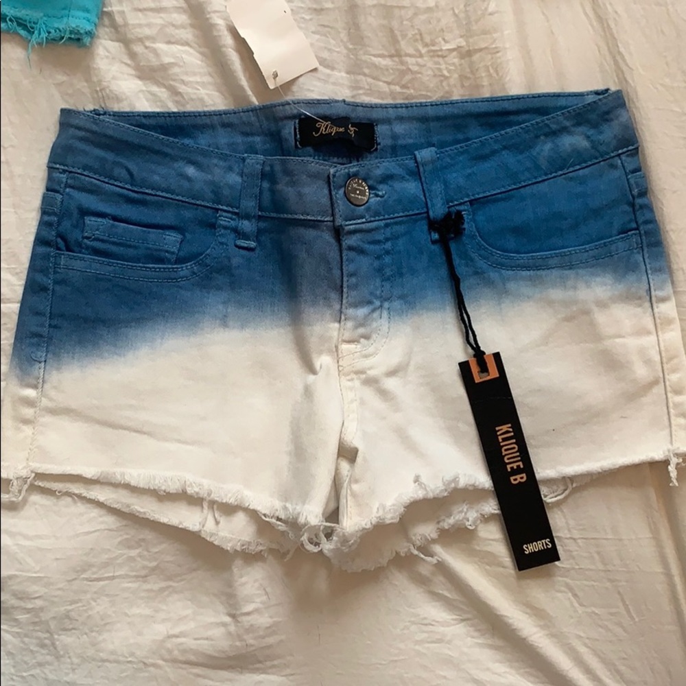 Ombré shorts. Size small. New with tags.